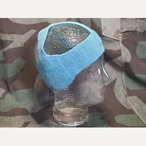 German Head Band Ear Warmer Blue MEDIUM