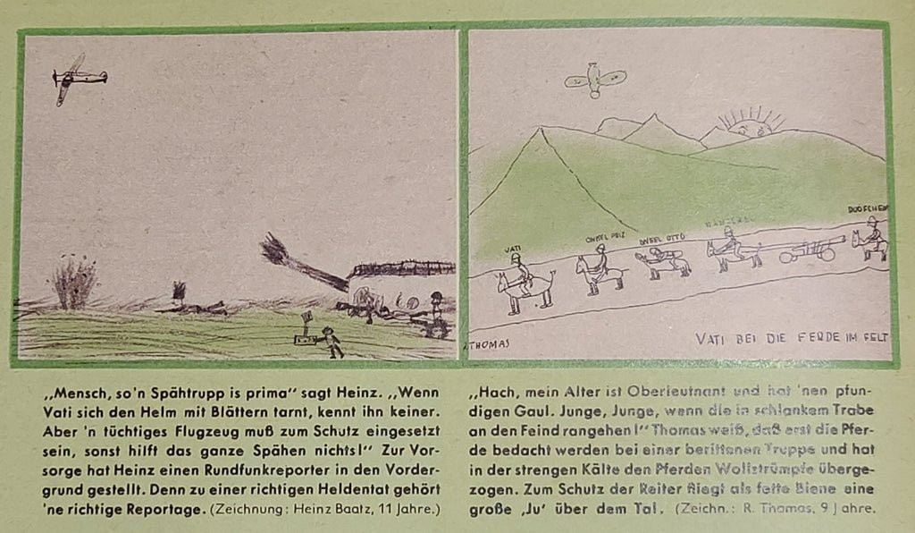 Erika Magazine Februar 1940 (Nr. 8) (Feldpost, Snowball Fights, Drawings) — image 10