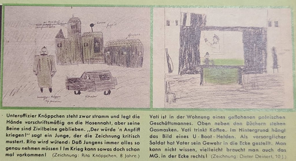 Erika Magazine Februar 1940 (Nr. 8) (Feldpost, Snowball Fights, Drawings) — image 12