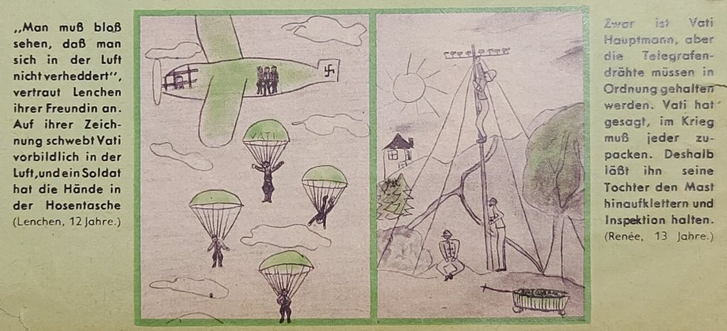 Erika Magazine Februar 1940 (Nr. 8) (Feldpost, Snowball Fights, Drawings) — image 13