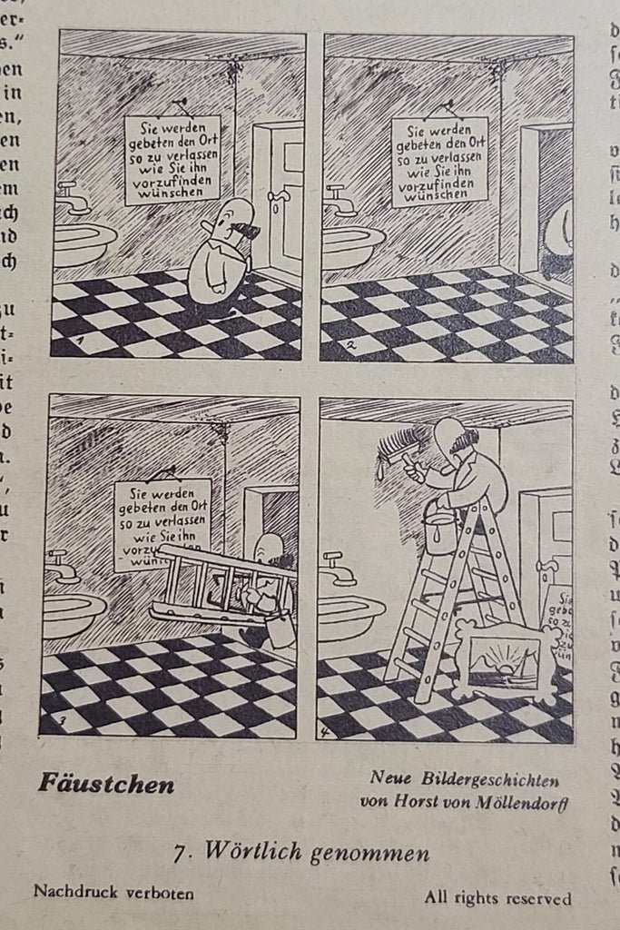 Erika Magazine Februar 1940 (Nr. 8) (Feldpost, Snowball Fights, Drawings) — image 15