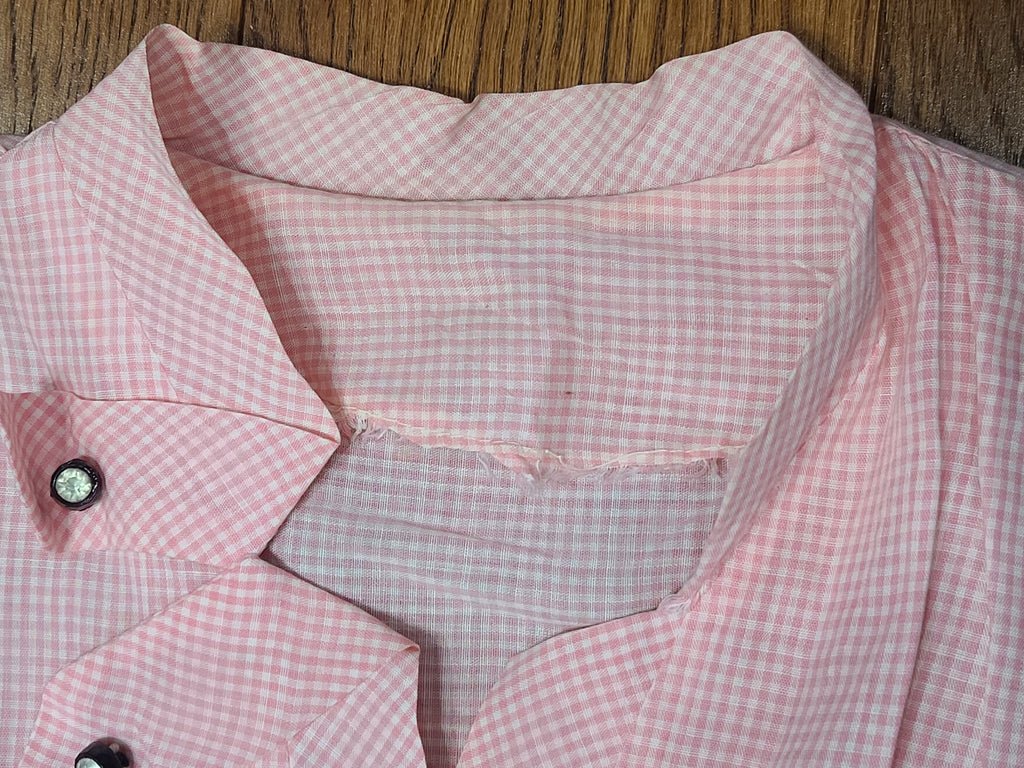 Lightweight Pink Gingham Dress(B-36' W-26.5' H-36') — image 14