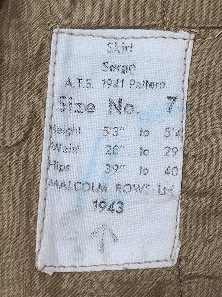 British ATS Skirt 1943(W-26' H-36') — image 3