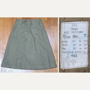 British ATS Skirt 1943(W-26' H-36')