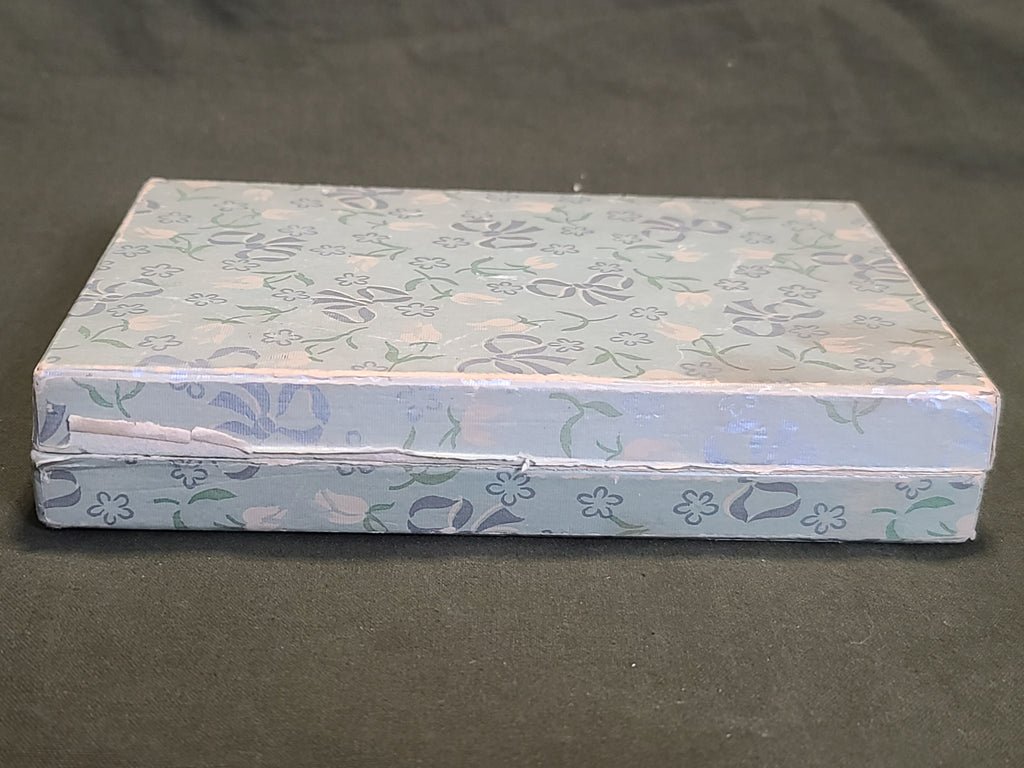 Blue Rhinestone Necklace and Screwback Earrings Set — image 10