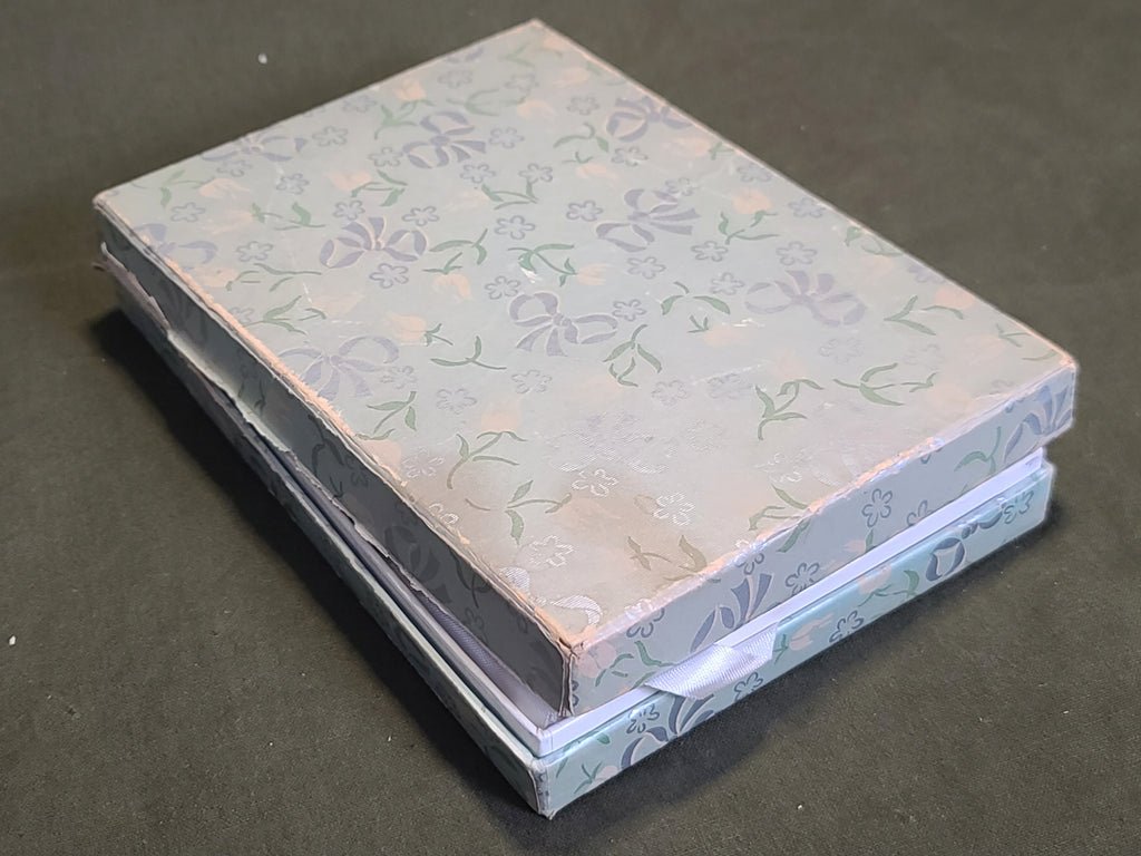 Blue Rhinestone Necklace and Screwback Earrings Set — image 12