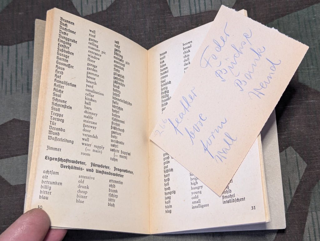 Wehrmacht Deutsch-Englisch Sprachführer — image 4