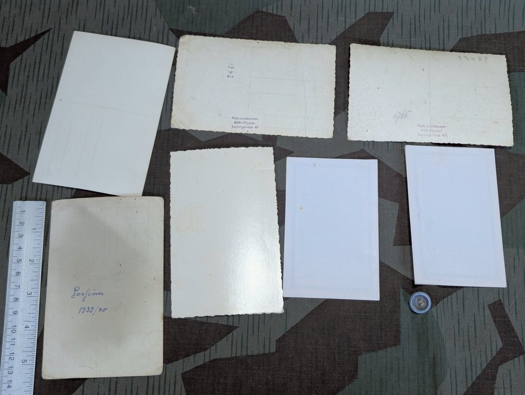 Stabsgefreiter and Party Member August Bous Photo and Death Card Lot — image 3