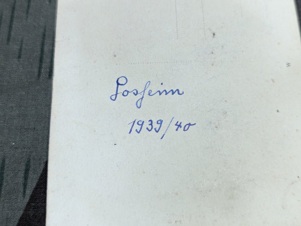 Stabsgefreiter and Party Member August Bous Photo and Death Card Lot — image 4