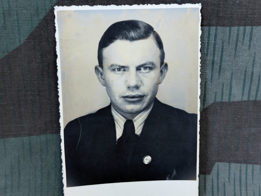 Stabsgefreiter and Party Member August Bous Photo and Death Card Lot — image 5