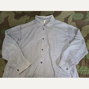 German Men's Stripe Work Shirt (~48' Chest)