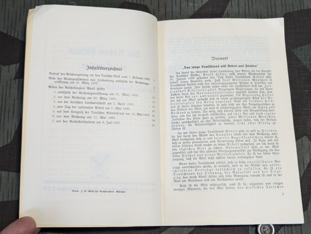 Die Reden Hitlers als Kanzler (Hitler's Speeches) Book 1934 — image 4