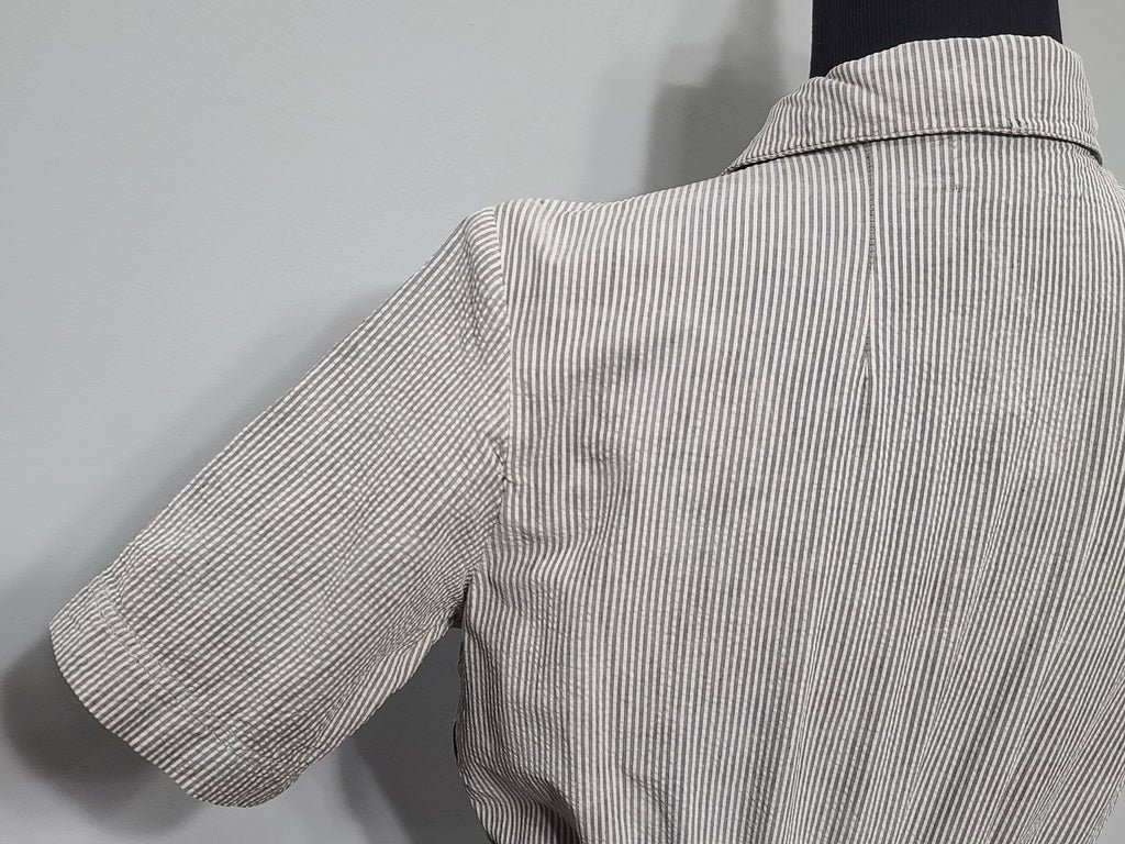 Navy WAVES Work Uniform Seersucker Dress(B-38' W-29' H-37') — image 15