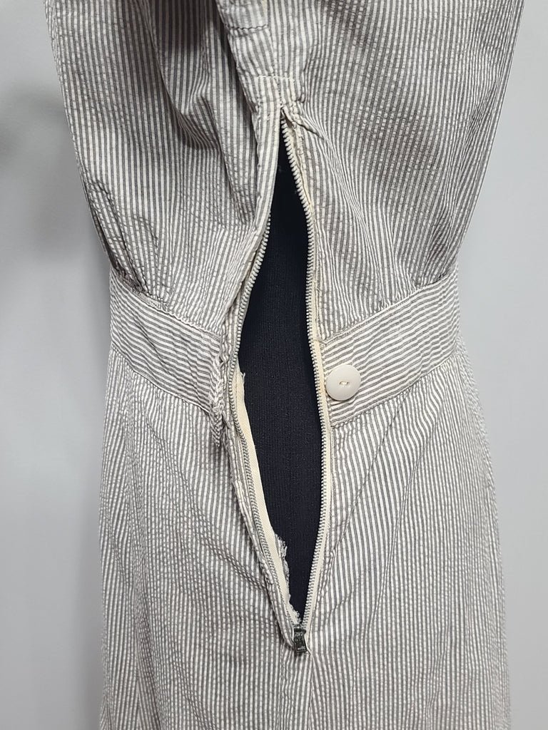 Navy WAVES Work Uniform Seersucker Dress(B-38' W-29' H-37') — image 23