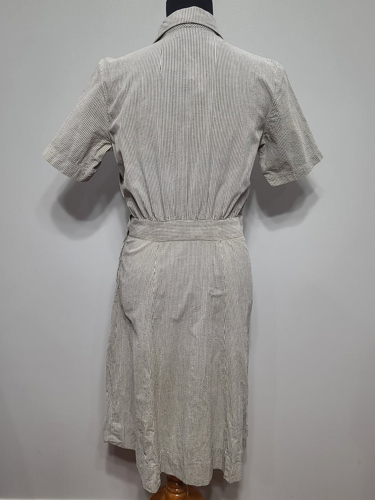 Navy WAVES Work Uniform Seersucker Dress(B-38' W-29' H-37') — image 5