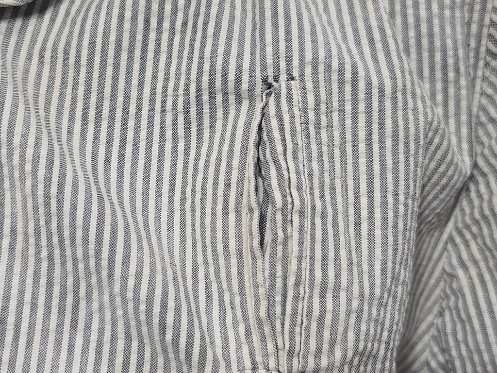 Navy WAVES Work Uniform Seersucker Dress(B-38' W-29' H-37') — image 9