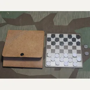 Dame Mühle Travel Game Set