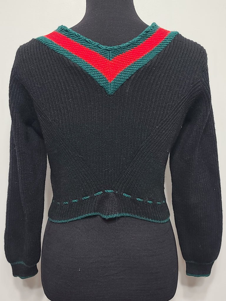German Traditional Knit Cardigan Sweater (BDM) (Medium/Large) — image 2