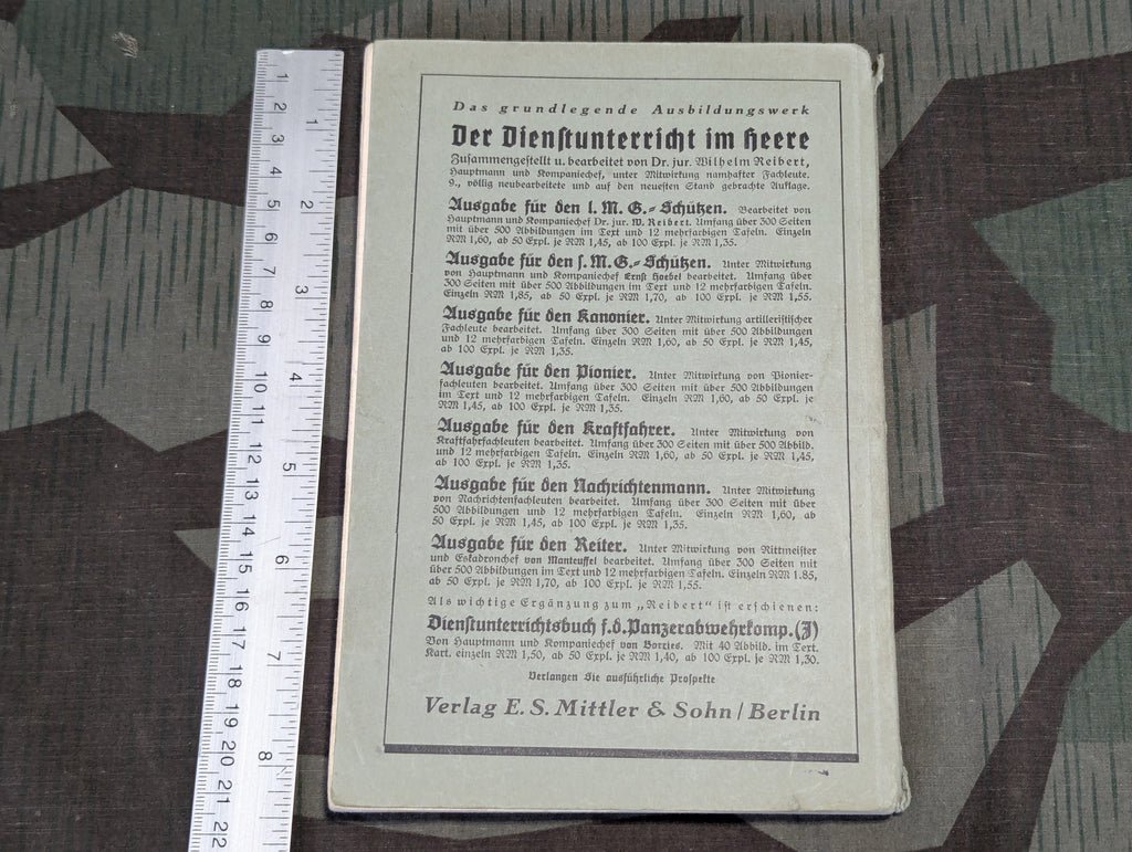 Fünfzehn Unteroffizierthemen Handbook for NCO Instruction 1936 — image 2