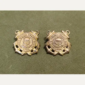 Coast Guard SPARS Collar Insignia Set