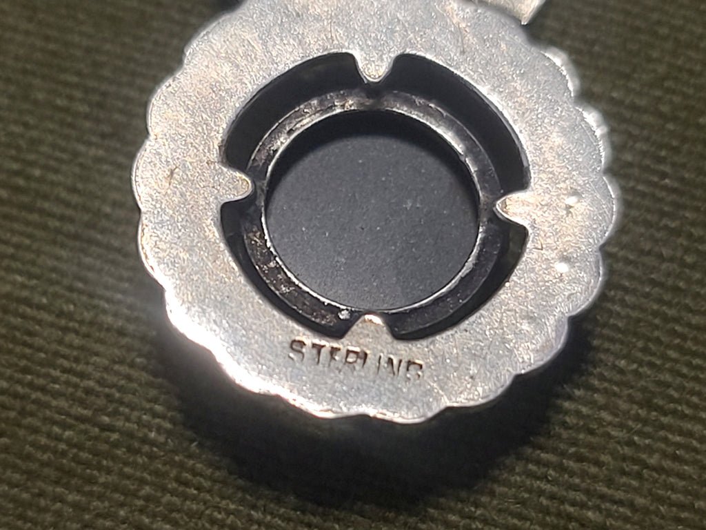 Sterling Silver Marcasite Necklace 925 Italy — image 4