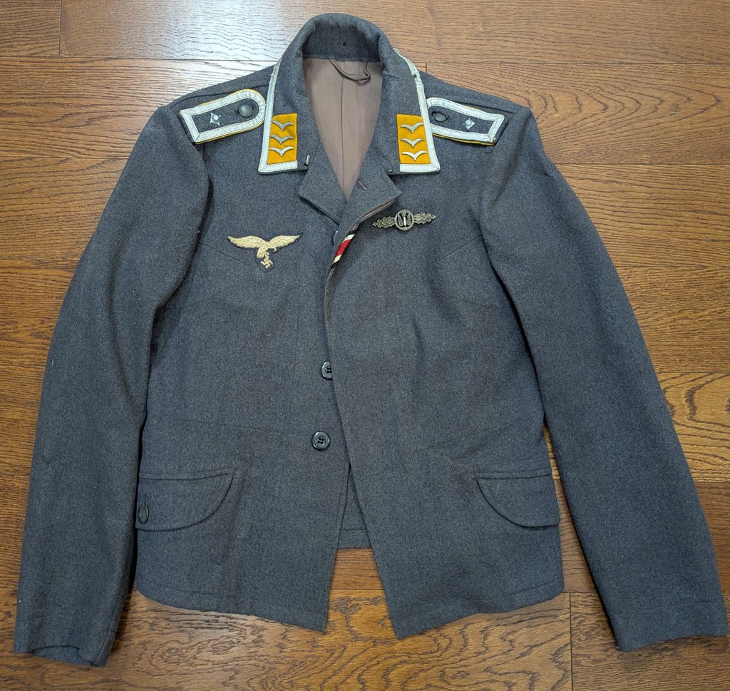 Original M40 (2nd Pattern) Luftwaffe Feldwebel Fliegerbluse — image 13
