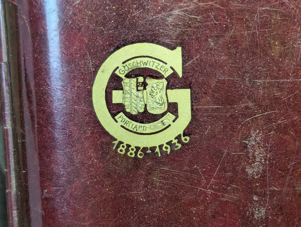 German 1936 Bakelite Cigar Case Portland Cement — image 2