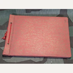 Red Deadstock Unused Photo Album