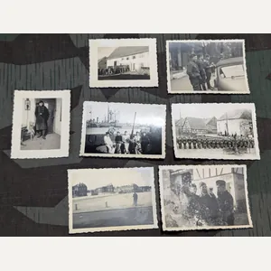 Lot of 7 Soldiers Photos from 1939 / 1940