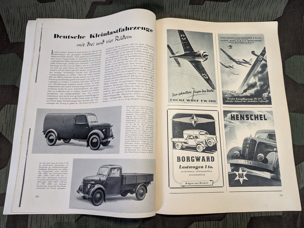 Motor Schau Magazine August 1942 Heft 8 — image 17