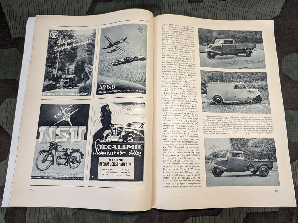 Motor Schau Magazine August 1942 Heft 8 — image 19