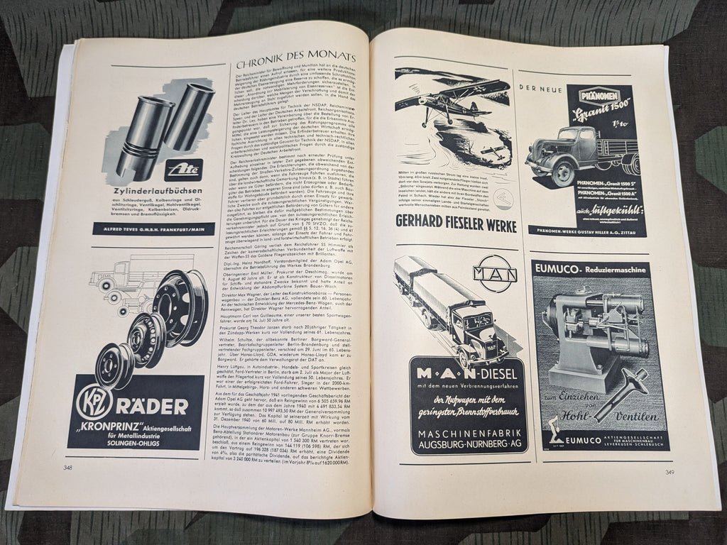 Motor Schau Magazine August 1942 Heft 8 — image 21