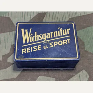 Period German Washing Kit Tin for Travel and Sport