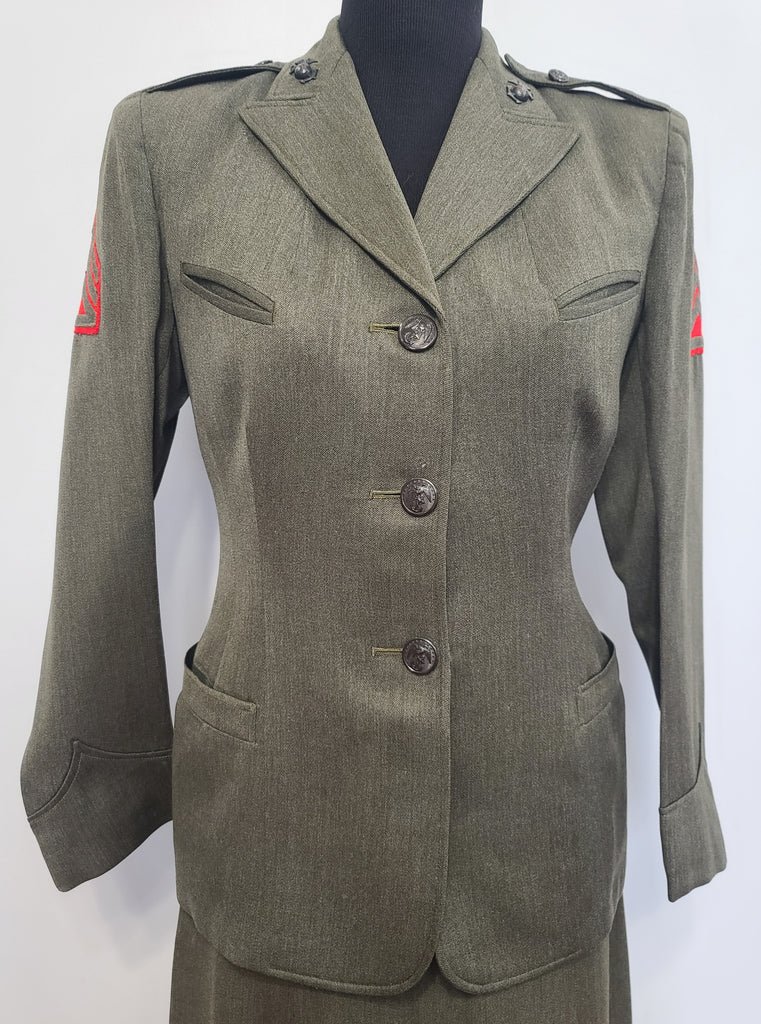 Women's Marine Corps Uniform Jacket and Skirt Named(B-35' W-25' H-34') — image 5