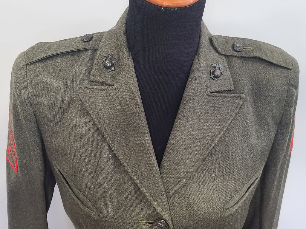 Women's Marine Corps Uniform Jacket and Skirt Named(B-35' W-25' H-34') — image 6