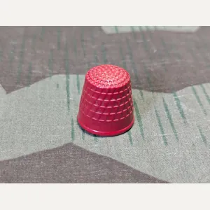 Finger Hat Thimble Red Bakelite