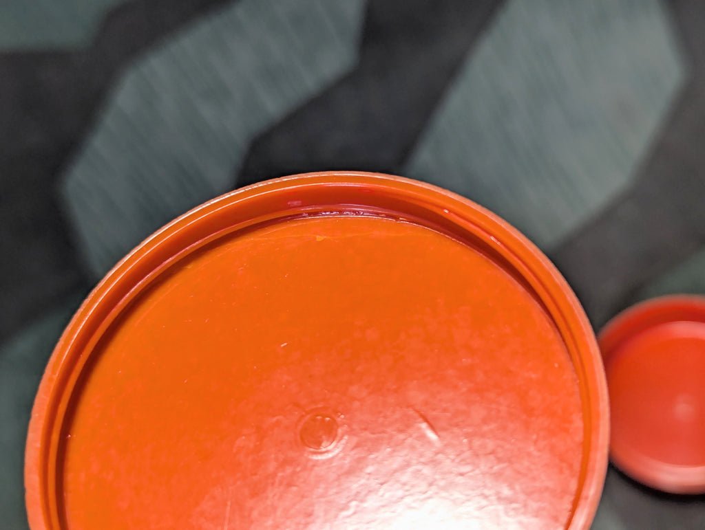 Small Orange Bakelite Kienzle Container — image 8