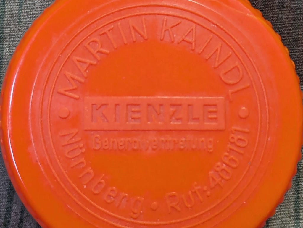 Small Orange Bakelite Kienzle Container — image 9