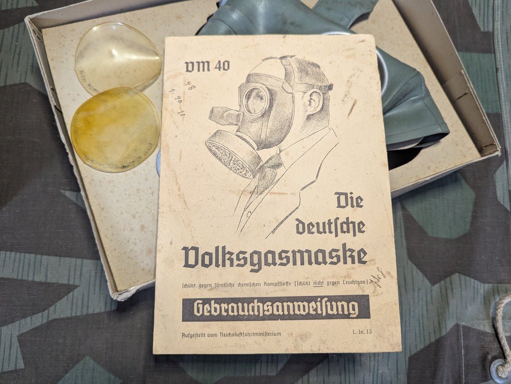 VM40 Volksgasmaske Luftschutz Mens Gas Mask in Box — image 7