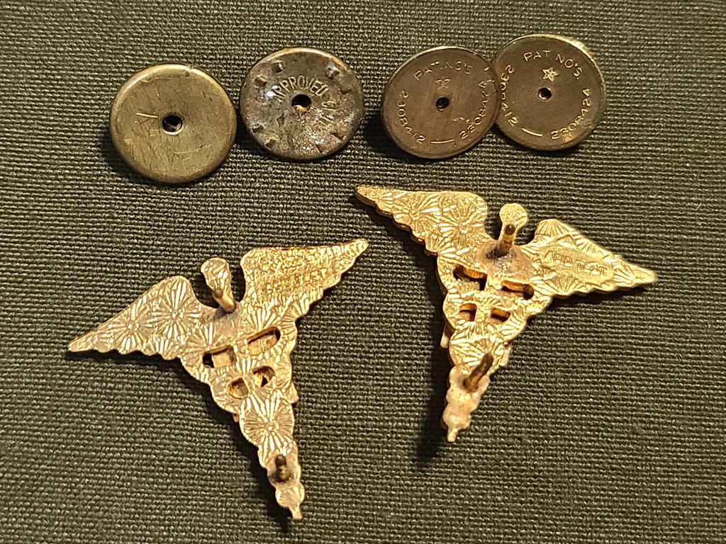 Army Nurse Collar Insignia Pin Set — image 5