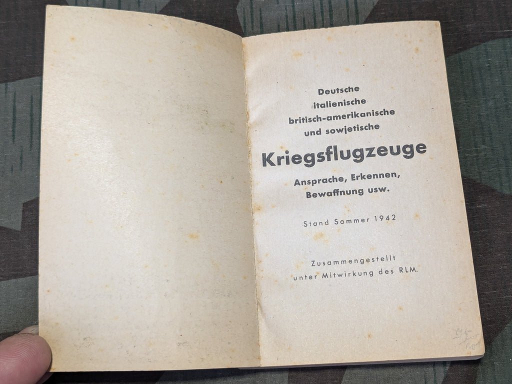 Kriegsflugzeuge Aircraft Identification Book Summer 1942 — image 3