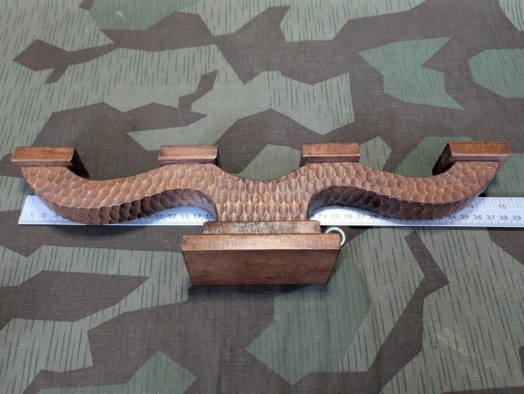 German Hand Carved Large 4 Candle Holder — image 3