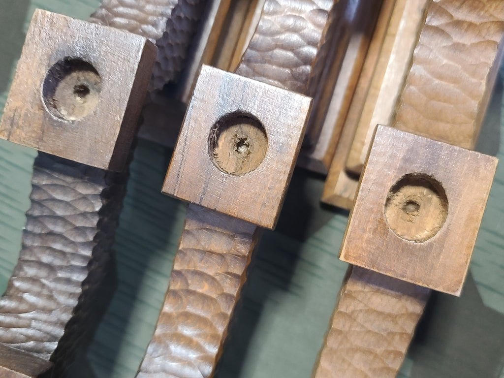 German Hand Carved Large 4 Candle Holder — image 7