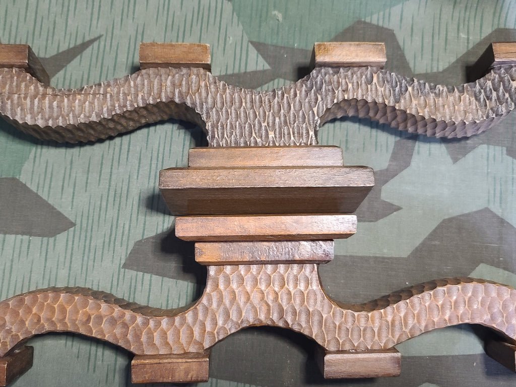 German Hand Carved Large 4 Candle Holder — image 8