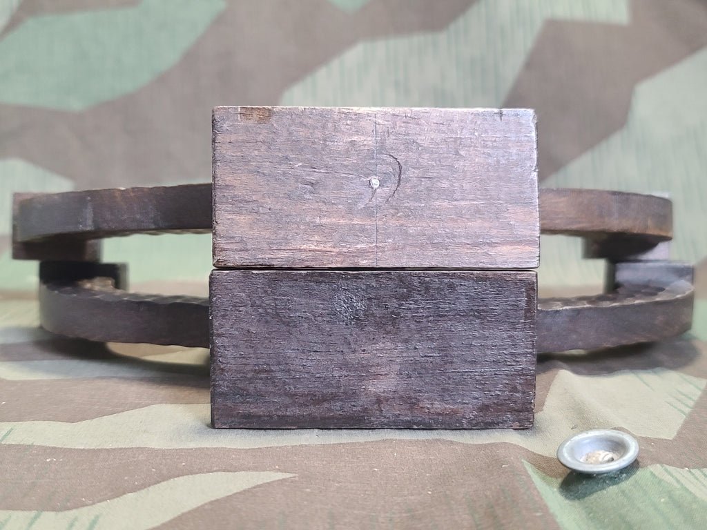 German Hand Carved Heart Shaped 3 Candle Holder — image 13