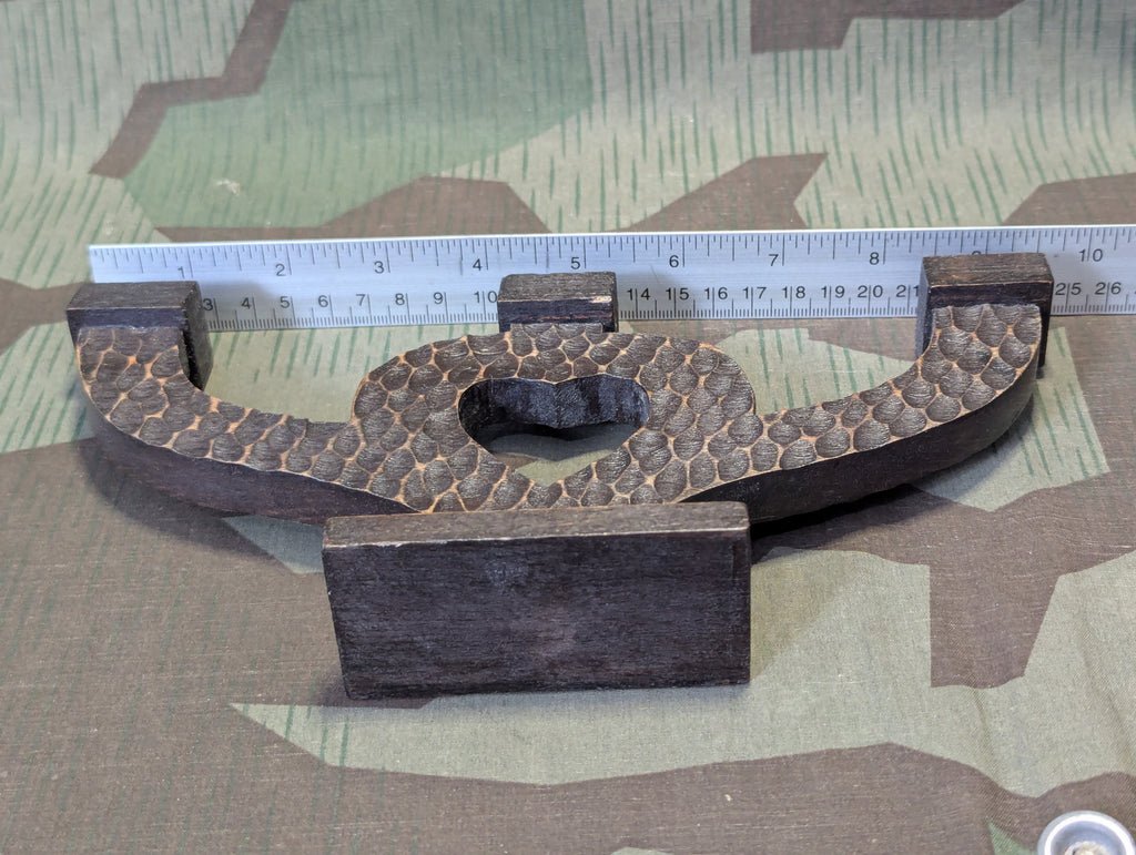 German Hand Carved Heart Shaped 3 Candle Holder — image 4