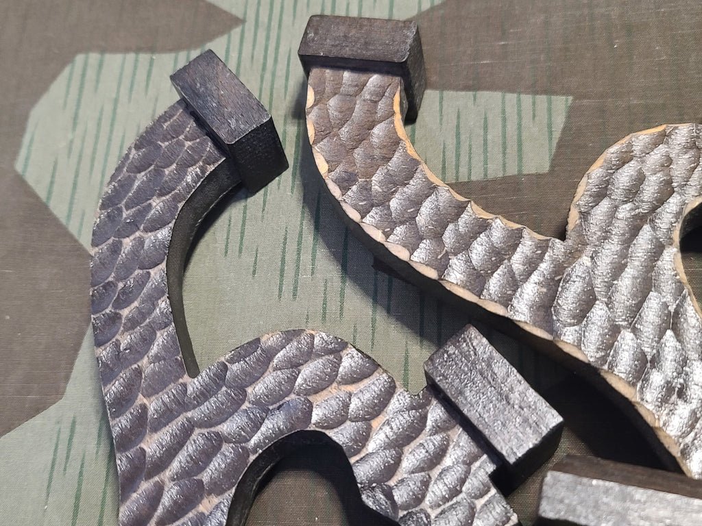 German Hand Carved Heart Shaped 3 Candle Holder — image 6