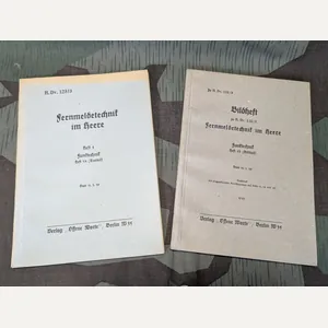 Fernmeldtechnik im Heere Heft 3a and 3b H.Dv.125/3