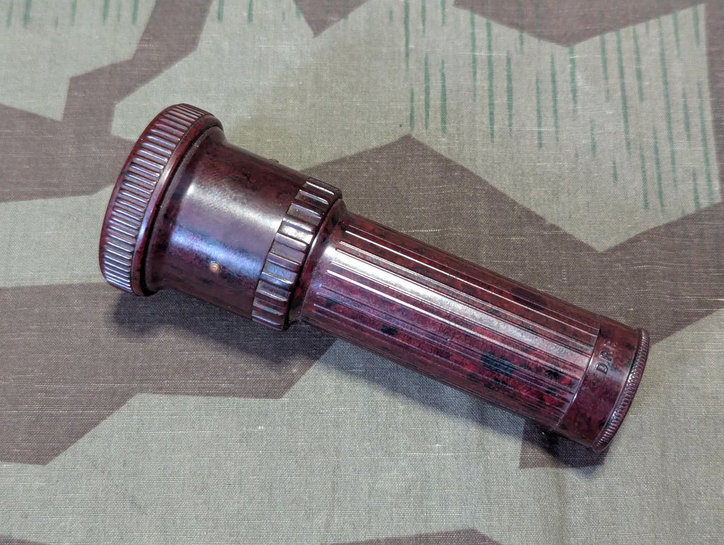Zeiler Red Brown Bakelite DRP Flashlight — image 5