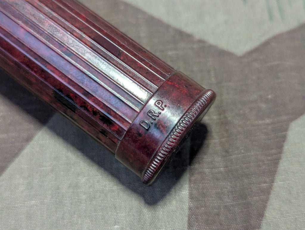 Zeiler Red Brown Bakelite DRP Flashlight — image 6